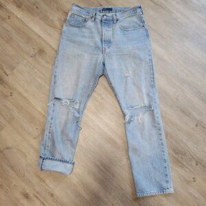 Rare Vintage Levi’s 501 Made & Crafted Premium Selvedge Denim 30x28 Distressed